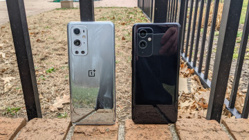 Close-up image of the OnePlus 9 and OnePlus 9 Pro