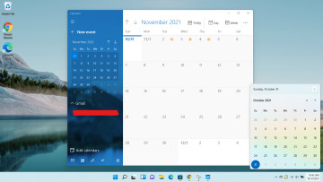 Lack of integration between the Calendar app and the Taskbar calendar flyout in Windows 11