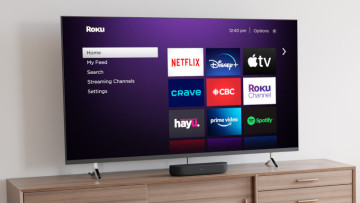 Roku in Canada on a TV