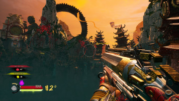 These are screenshots of Shadow Warrior 3 on Xbox Series X