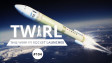 The H3 rocket and TWIRL logo