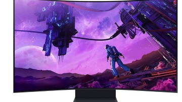 The samsung odyssey ark monitor