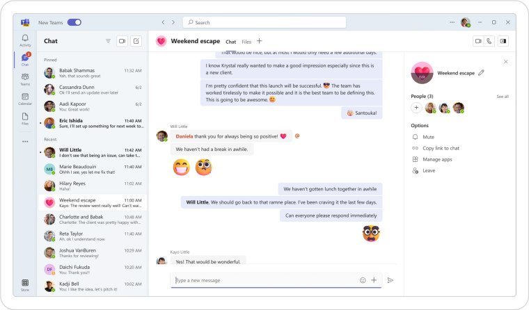 New Microsoft Teams