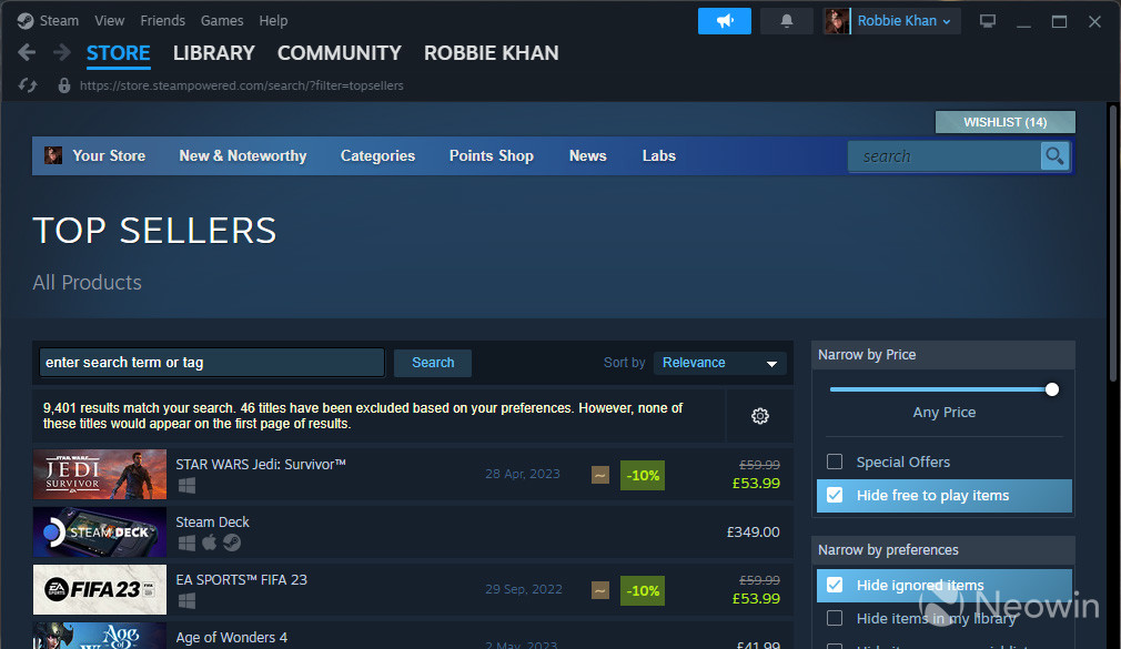 Steam Top Sellers