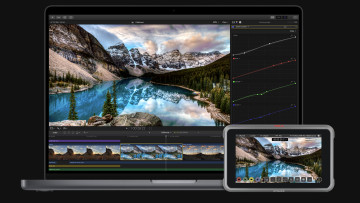 Final Cut Pro running on Mac and iPad